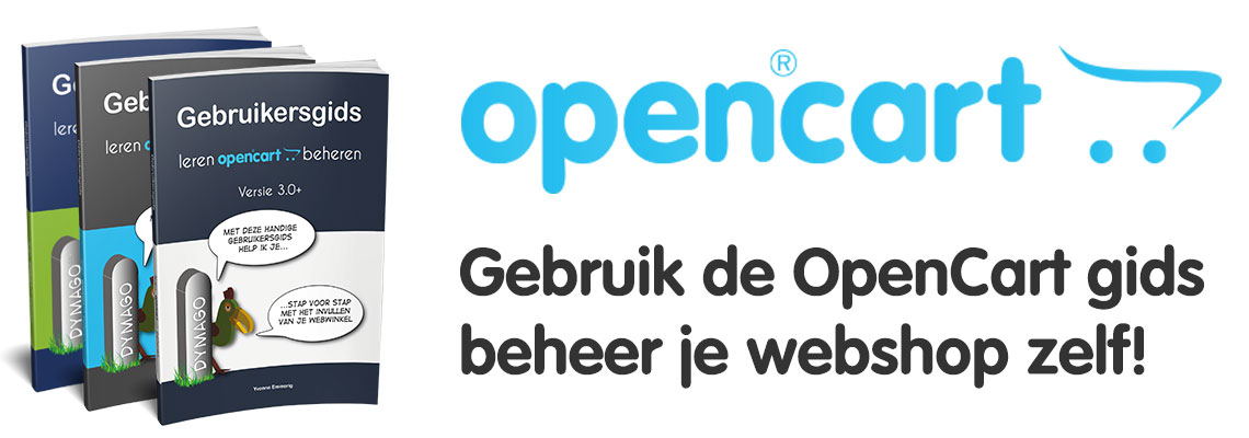 Gebruik de opencart handleiding